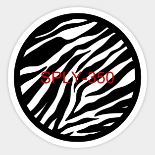 Zebra circle Sticker